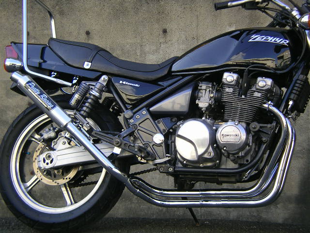 SUZUKI GSX400FS スリム管 マフラー 黒 パーツ | bookaidforafrica.com